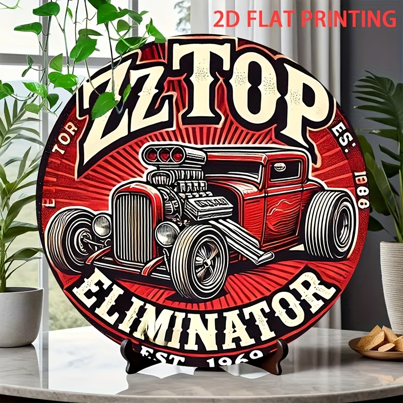 Vintage Collectible Plates - 2D Flat, 1 шт. ZZ Top