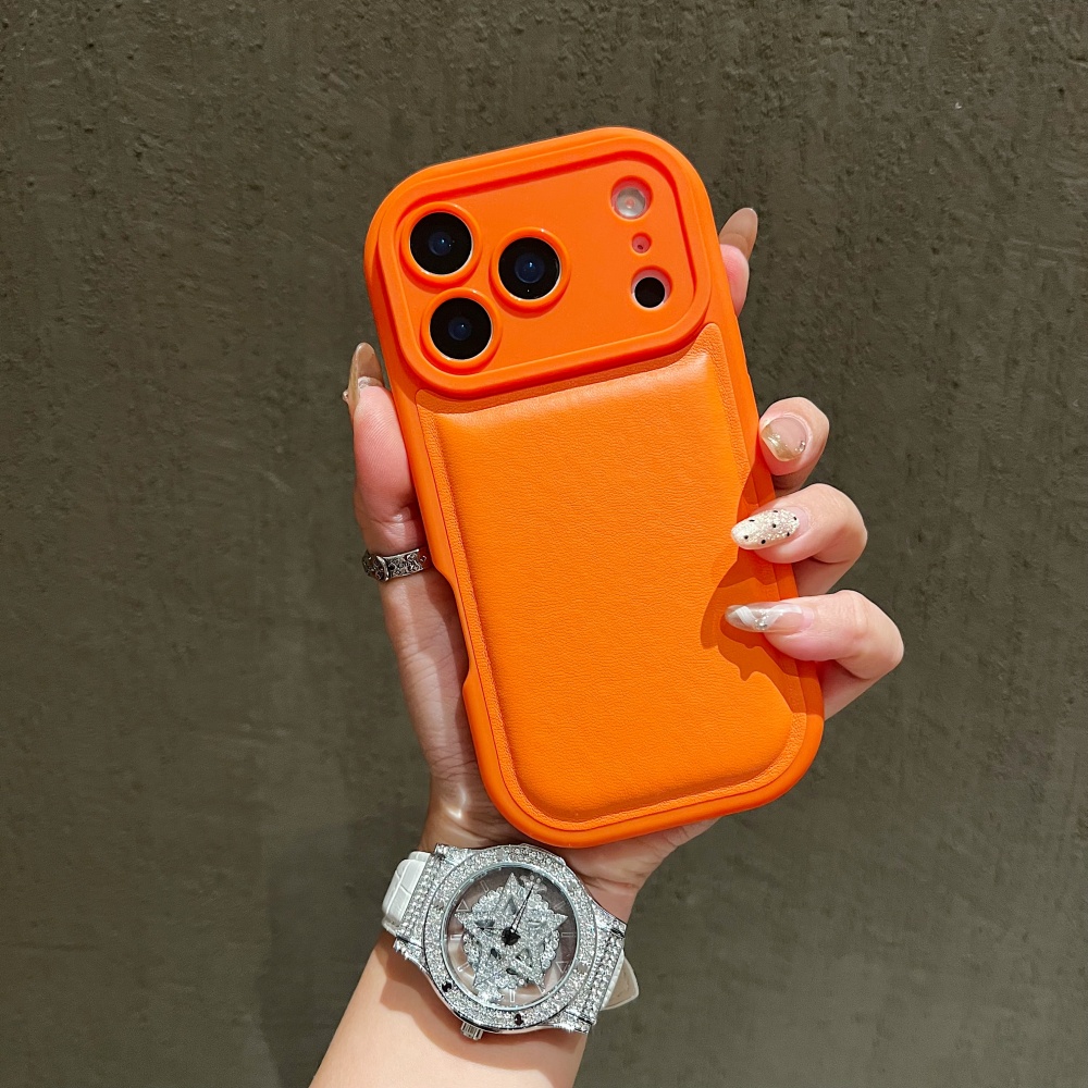 Camera Leather Case - Роскошный чехол для телефона с текстурой