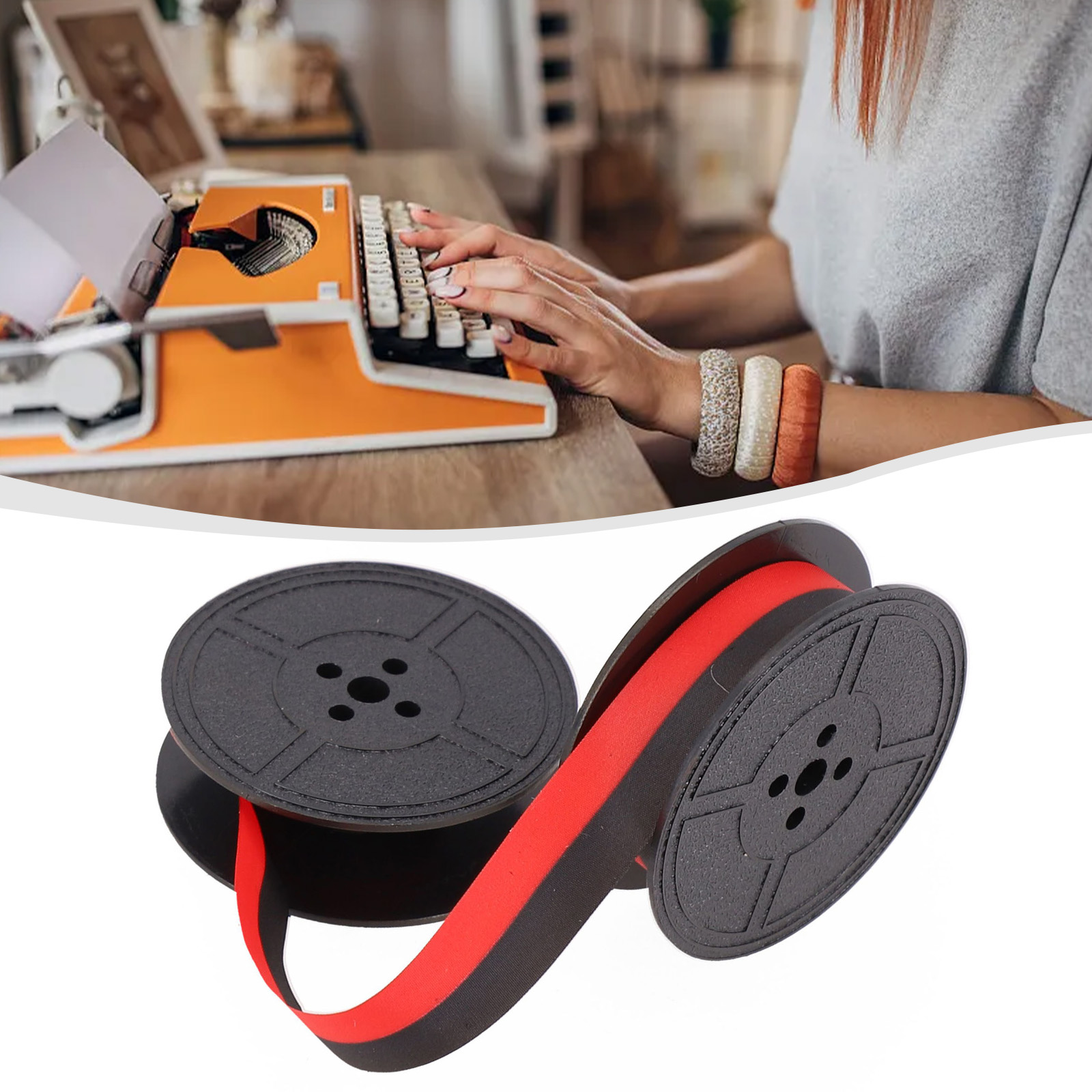 Typewriter Ribbon Roll - 1 комплект, чернильная лента для пишущей