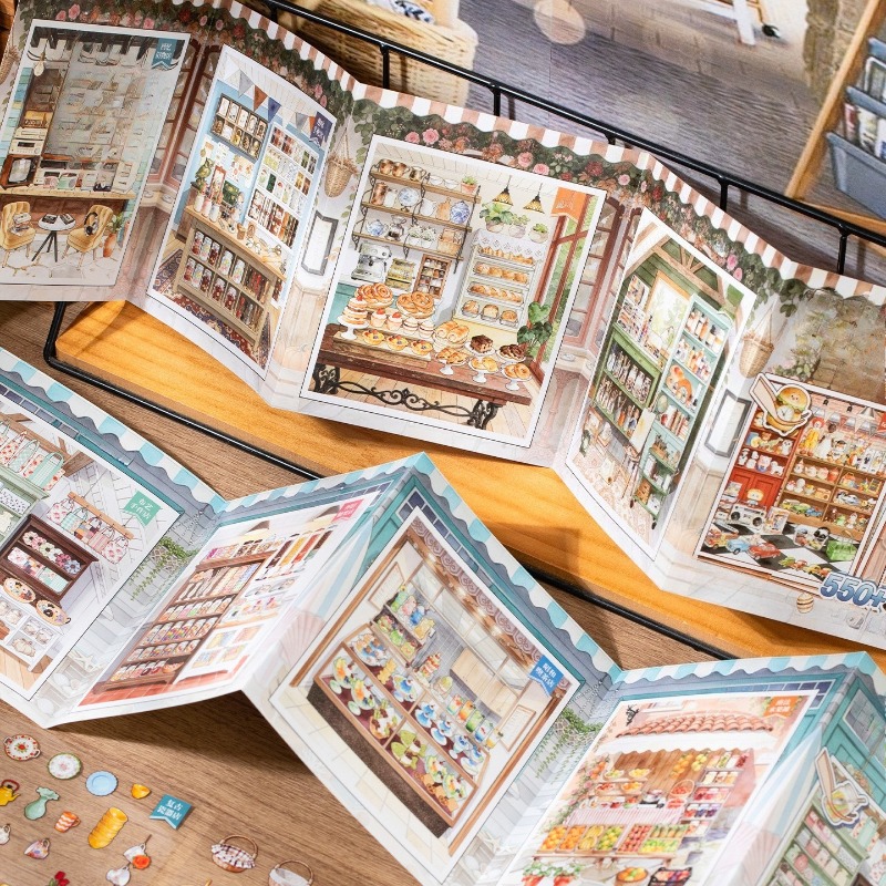 Vintage Collectible Shop - 24 шт. Набор винтажных мини-наклеек «Чайная