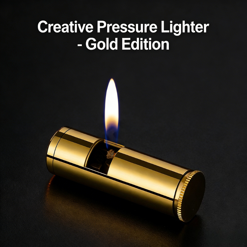 Vintage Collectible Lighters - Новая винтажная латунная цилиндрическая зажигалка —