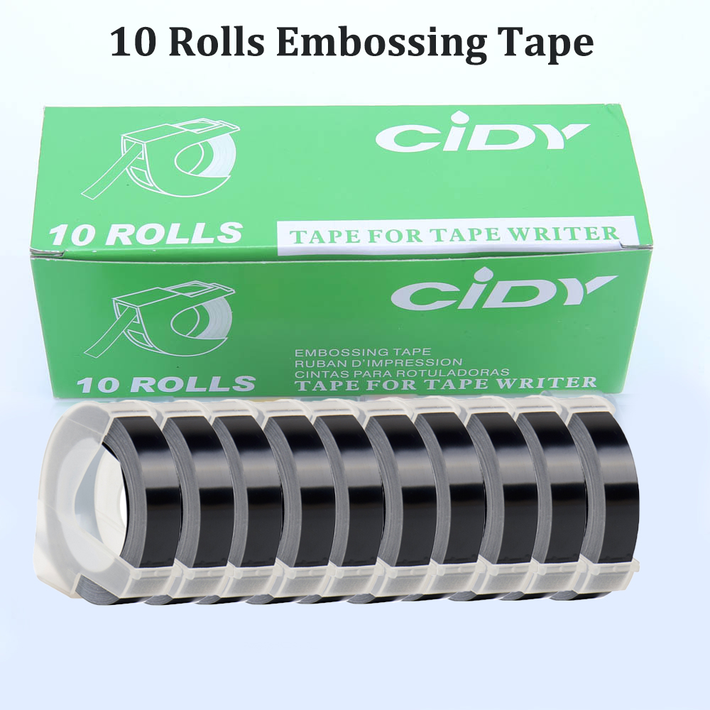 Typewriter Ribbon Roll - 10 рулонов, 3d-запасная деталь для Dymo