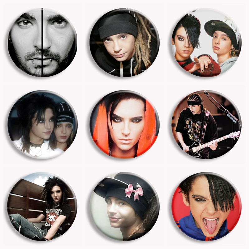 Vintage Collectible Buttons - Рок-Группа Токио отель каулитц винтажная мягкая