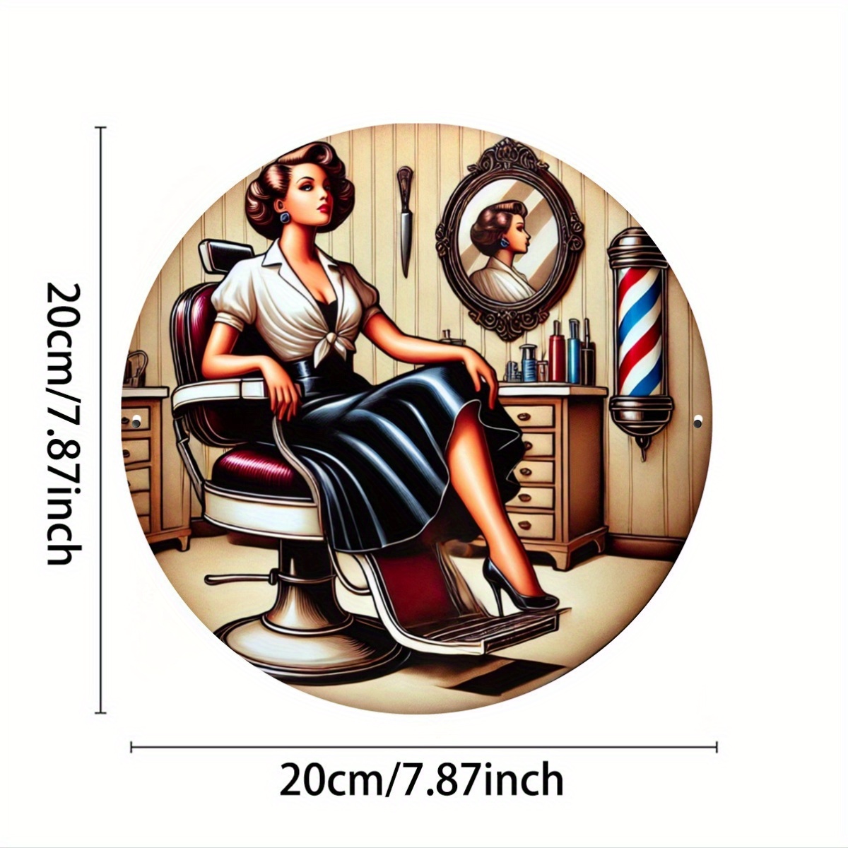 1 шт. Винтажная металлическая  – обзор и цена Vintage Collectible Plates