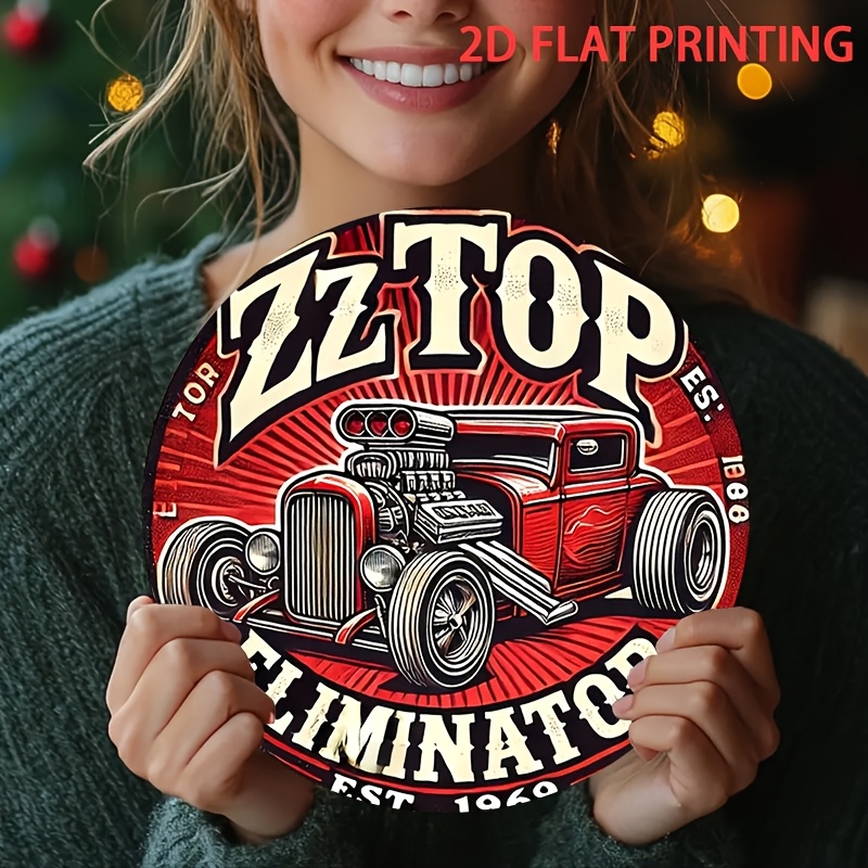 2D Flat, 1 шт. ZZ Top Eliminat – обзор и цена Vintage Collectible Plates