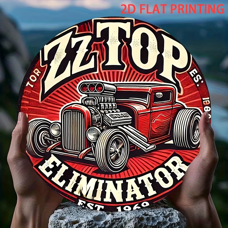 2D Flat, 1 шт. ZZ Top Eliminat – обзор и цена Vintage Collectible Plates